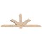 Ekena Millwork Kennewick Smooth Timber Gable Bracket, Douglas Fir, 72"W x 33"H x 1 1/2"D x 5 1/2"F, 11/12 Pitch GBW072X33X0206KEN00SDF - alternate 2